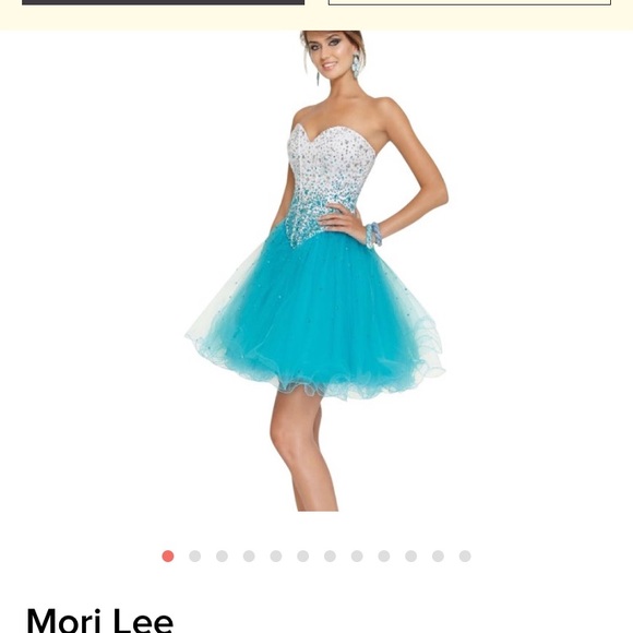 Turquoise Semi Formal Dress